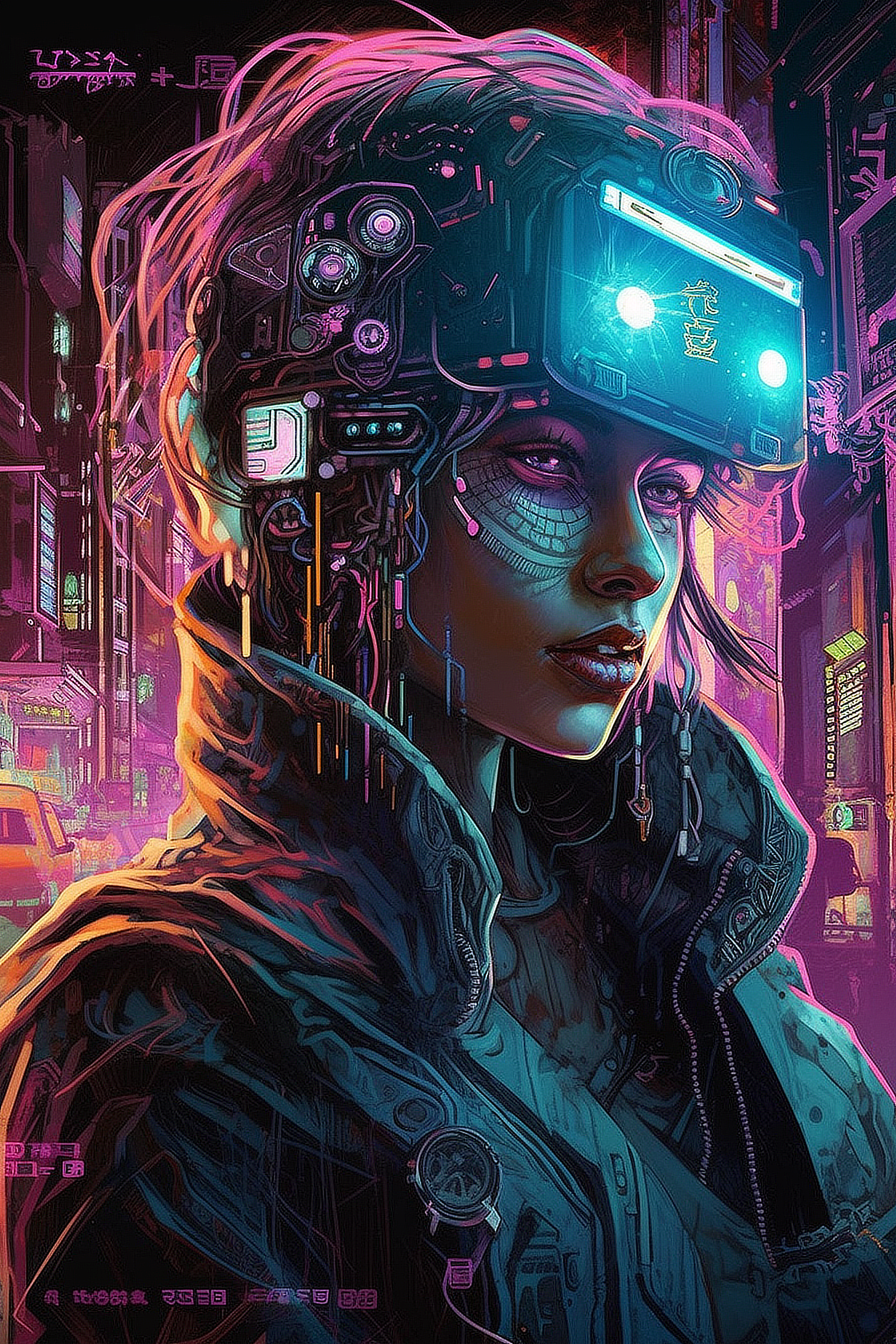 a woman wearing a vr headset