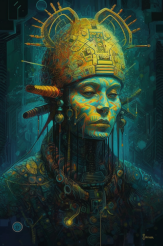 a woman with a yellow hat