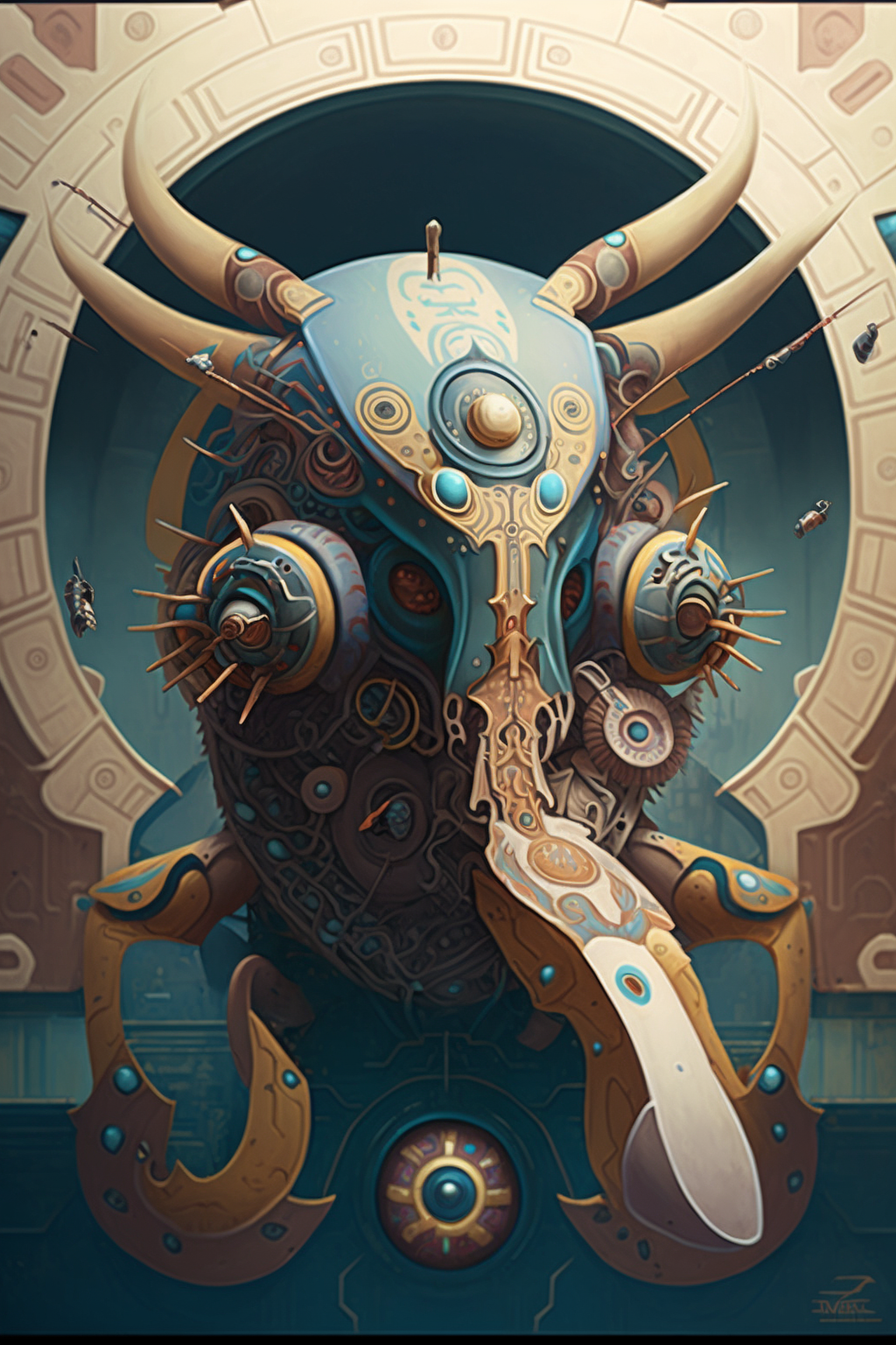 a cartoon of a robot