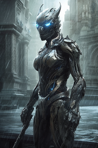 a woman in a garment