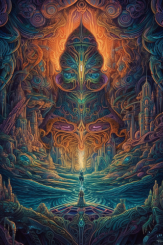 a artwork of a man riding a horse